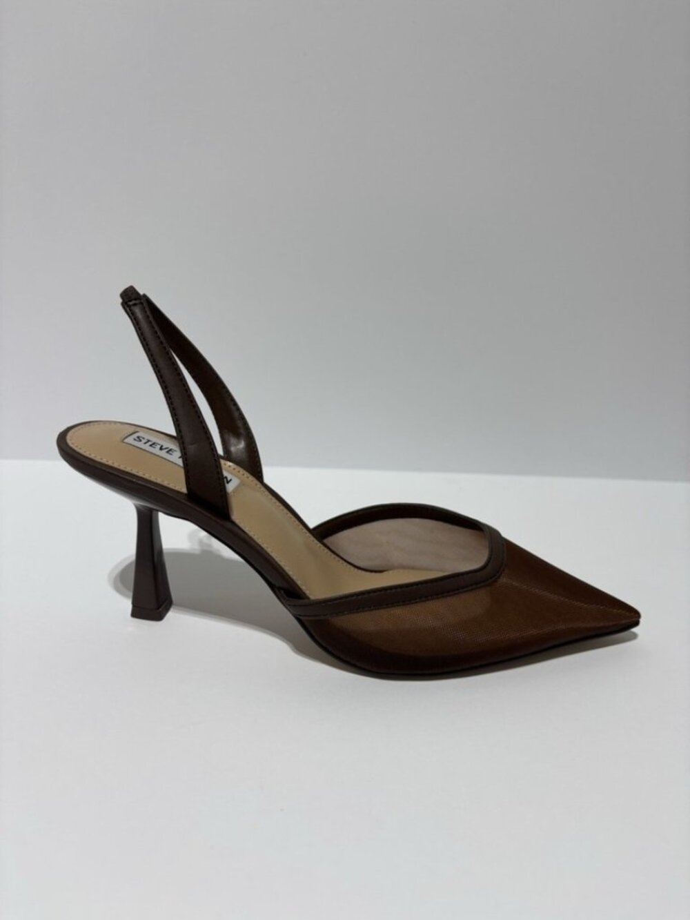 Steve Madden Women’s Beyah Brown Slingback Pumps, Size 9 M